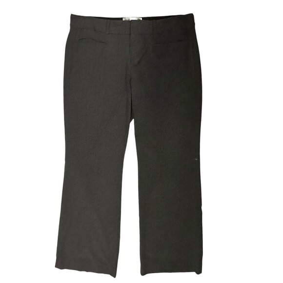 Old Navy Womens Low Waist Stretch Pants 14 Dk Grey Professional Office Ware EUC - Picture 1 of 9